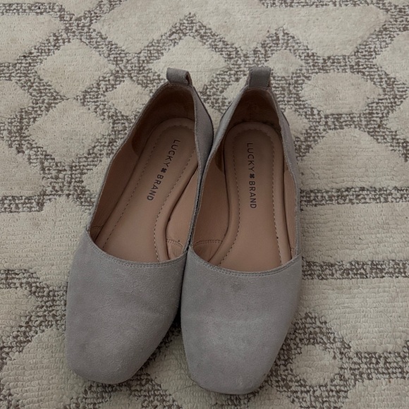Lucky Brand Women's Soft Gray Loafers - Picture 1 of 3